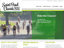 Tablet Screenshot of bikeclassic.org